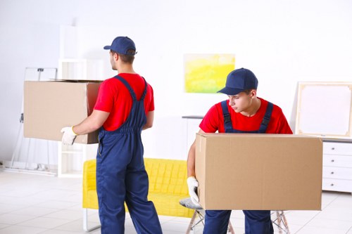 Removal team helping with a home move in Hayes