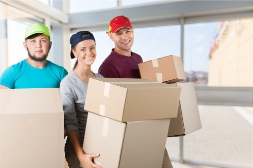 Local removals crew handling a flat move in Hayes