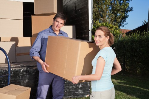 Commercial man and van transport serving Hayes businesses