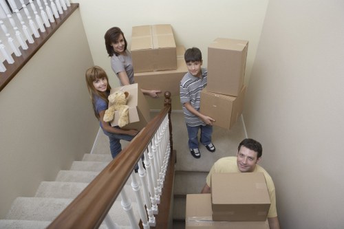 Commercial removals support for an office move in Hayes